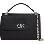 Bolsos negros de sintético de piel rebajados plegables Calvin Klein ck para mujer 