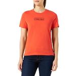 Camisetas de algodón de manga corta manga corta con cuello redondo Calvin Klein talla M de materiales sostenibles para mujer 