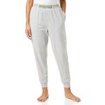 Pantalones grises de poliester de chándal rebajados de punto Calvin Klein Jogger talla XL de materiales sostenibles para mujer 