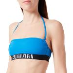 Bikinis azules de poliamida con relleno Calvin Klein talla S para mujer 