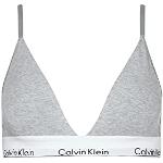 Sujetadores grises con relleno rebajados Calvin Klein talla XL para mujer 
