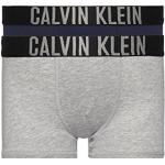 Bóxers infantiles grises de algodón rebajados con logo Calvin Klein 24 meses para niño 