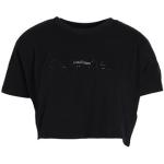 Camisetas negras de algodón de manga corta manga corta con cuello redondo de punto Calvin Klein PERFORMANCE talla XL para mujer 