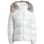 Abrigos blancos de poliester con capucha  manga larga Calvin Klein talla XL para mujer 