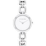 Relojes blancos de pulsera hechos en Suiza Cuarzo analógicos Calvin Klein para mujer 