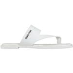 Sandalias blancas de goma de cuero Calvin Klein talla 37 para mujer 