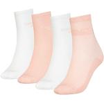 Calvin Klein Socks CKJ Women Short Sock 4P Tin Mesh GIFTBOX CALCETIN Corto, Pink Combo, One Size De Las Mujeres