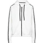 Sudaderas blancas de poliester con capucha manga larga Calvin Klein talla XS para mujer 