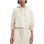 Sudaderas beige de algodón con capucha Calvin Klein talla L para mujer 