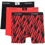 Calzoncillos bóxer rojos de algodón Calvin Klein talla S para hombre 