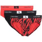 Calzoncillos slip rojos de algodón Calvin Klein talla XL para hombre 