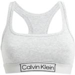 Sujetadores grises de algodón sin aros Calvin Klein talla XS para mujer 