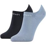 Calvin Klein Women Liner 2p Gripper Leanne Calcetines, Combo Azul Oscuro, One Size para Mujer