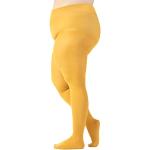 Medias tupidas amarillas Oeko-tex tallas grandes talla 3XL para mujer 