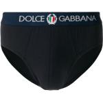 Calzoncillos azules de algodón con logo Dolce & Gabbana para hombre 