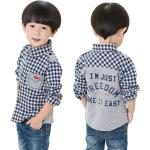 Camisas de algodón de manga larga infantiles 6 años 