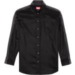 Camisas negras de viscosa de manga larga manga larga Diesel talla 3XL para mujer 