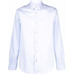 Camisas azules de algodón de manga larga manga larga marineras con rayas Paul Smith Paul asimétrico para hombre 