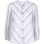 Camisas grises de algodón de cuello alto tres cuartos con cuello alto marineras con rayas Masscob talla S para mujer 