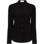 Camisas negras de seda de manga larga manga larga Saint Laurent Paris talla XL para mujer 
