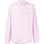 Camisas rosas de algodón de manga larga manga larga marineras con logo MACKINTOSH para hombre 