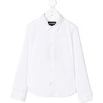 Camisas blancas de poliamida de manga larga infantiles Armani Emporio Armani 4 años 