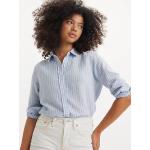 Camisas azules de viscosa de lino  Clásico con logo LEVI´S talla S para mujer 