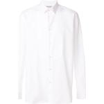 Camisas blancas de algodón de manga larga manga larga Saint Laurent Paris para hombre 