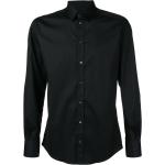Camisas negras de poliamida de manga larga manga larga Dolce & Gabbana para hombre 