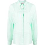 Camisas verdes de algodón de manga larga manga larga Forte Forte para mujer 