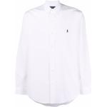Camisas blancas de algodón de manga larga manga larga Ralph Lauren Polo Ralph Lauren para hombre 
