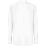 Camisas orgánicas blancas de lino de lino  manga larga Dolce & Gabbana para hombre 