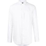 Camisas blancas de lino de lino  manga larga Armani Exchange para hombre 