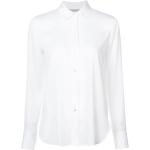 Camisas blancas de seda de manga larga manga larga VINCE para mujer 
