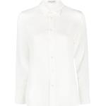 Camisas blancas de seda de manga larga manga larga Saint Laurent Paris talla XS para mujer 