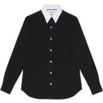 Camisas negras de algodón de manga larga manga larga Gucci talla XL para mujer 
