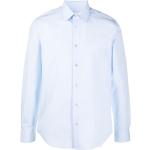 Camisas azules de algodón de manga larga manga larga Paul Smith Paul para hombre 
