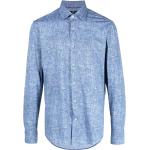 Camisas azules de sintético de manga larga manga larga HUGO BOSS BOSS para hombre 