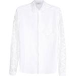 Camisas blancas de lino de lino  manga larga Amir Slama con crochet para hombre 