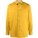 Camisas amarillas de algodón de manga larga rebajadas manga larga con logo talla 5XL para mujer 