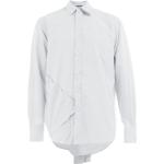 Camisas grises de algodón doble cuello talla 3XL para hombre 
