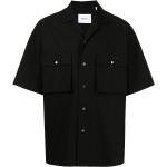 Camisas negras de algodón de manga corta rebajadas manga corta talla M para mujer 