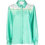 Camisas estampadas verdes de poliester cachemira Liu Jo Junior talla 3XL para mujer 