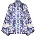 Camisas estampadas azul marino de seda Dolce & Gabbana talla 3XL para mujer 