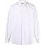 Camisas blancas de poliamida de manga larga manga larga Alexander McQueen para hombre 
