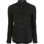 Camisas negras de poliamida de manga larga manga larga con logo Gucci talla M para mujer 