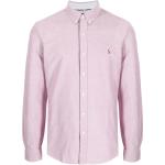 Camisas rosas de algodón de manga larga tallas grandes manga larga con logo Ralph Lauren Polo Ralph Lauren talla XXL para hombre 