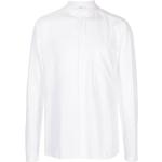 Camisas blancas de algodón cuello Mao rebajadas tallas grandes manga larga Transit par-such talla 3XL para hombre 