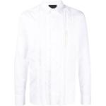 Camisas blancas de algodón de manga larga rebajadas manga larga Simone Rocha con volantes talla XL para hombre 