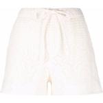 Shorts blancos de poliamida rebajados cachemira Valentino Garavani con crochet talla L para mujer 
